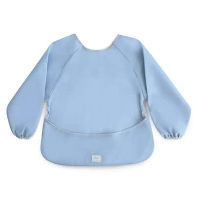 Immagine di mushie Bavaglino con Maniche Baby Manica Lunga Bavaglini Impermeabili per Bambini Vestibilità Regolabile 6 24 Mesi Colore: Tradewinds