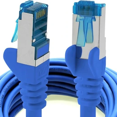 Immagine di 1aTTack 7936568 cavo di rete 0,5 m Cat6a S/FTP (S STP) Blu