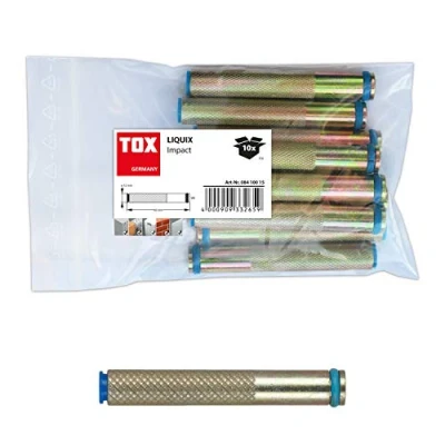 Immagine di TOX Accessori per Malta Composta Liquix Impact M8 x 80 mm, 10 Pezzi, 08410015