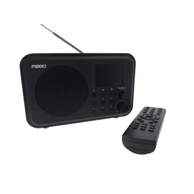 Immagine di Maxxo DT02 Altoparlante portatile DAB + FM Internet radio WiFi, piccola digitale con batteria ricaricabile, display TFT a colori da 2,4&quot;