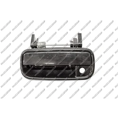 Immagine di PRASCO TY8108008 Maniglia Apriporta Esterno, anteriore Sx con foro per chiave nero liscio TOYOTA: HILUX 5 Pick up