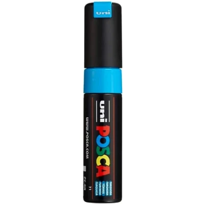 Immagine di Uni Ball 182679 Marcatore POSCA con punta larga a cuneo, neon
