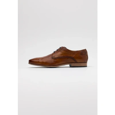 Immagine di bugatti MORINO Stringate eleganti, Uomo, Taglia: 45, Cognac Pelle di montone