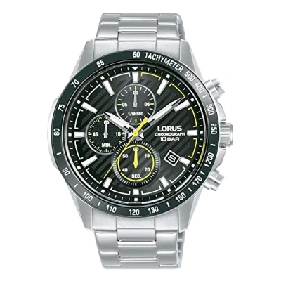 Immagine di Lorus Orologio analogico al quarzo da uomo con bracciale in pelle e metallo, Argento RM397HX9