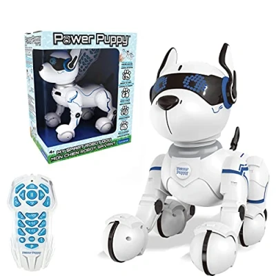 Immagine di Lexibook Cane robot programmabile Power Puppy con telecomando, danza, yoga, funzione di allenamento, Sing, DOG01