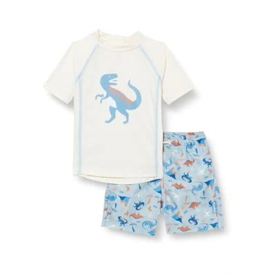 Immagine di Playshoes Costume a Maglietta, Ecru Set Dino, 86/92 Kinder Unisex