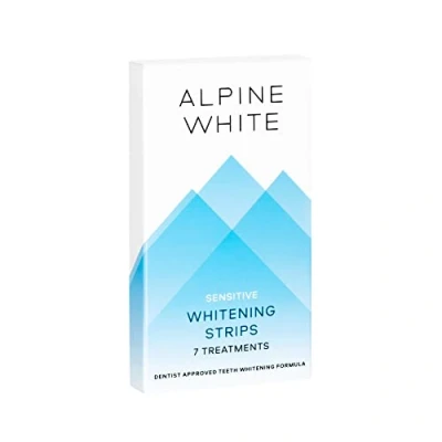 Immagine di Alpine White Whitening Sensitive, strisce sbiancanti per denti sensibili, 14 pezzi