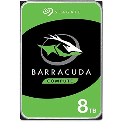 Immagine di Seagate BarraCuda, 8 TB, Hard Disk Interno, SATA da 6 GBit/s, 3,5&quot;, 5.400 RPM, Cache 256 MB per PC Desktop (ST8000DM004)