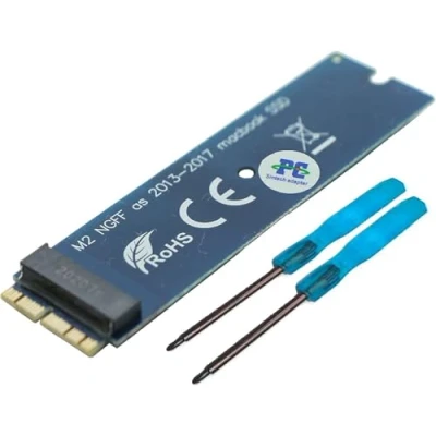 Immagine di Sintech M.2 nVME SSD Adapter Card Upgrade Kits,Compatible for MacBook Air(2013 2017 Year) and PRO(Late 2013 2015 Year,iMac