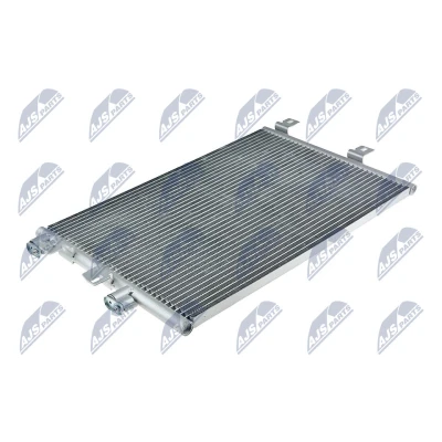 Immagine di NTY CCS RE 015 Condensatore senza essiccatore Alluminio 540mm R134a RENAULT: Kangoo I, I Express