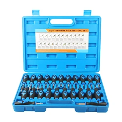 Immagine di 23pcs kit di strumenti rimozione terminale per auto, cablaggio elettrico automatico connettore a crimpare pin estrattore riparazione
