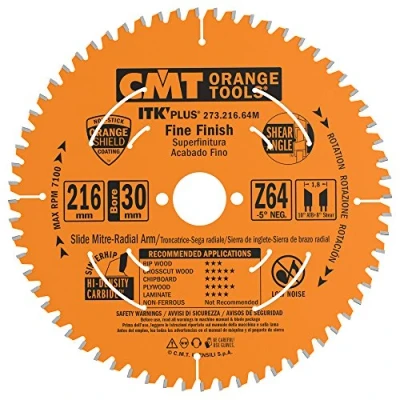 Immagine di CMT 273.216.64M Sierra circular itk plus hw 216x1.8x30 z=64 atb+s 5 grados