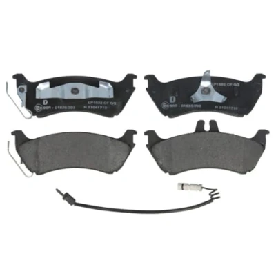 Immagine di DELPHI LP1692 Kit pastiglie freno con contatto segnalazione usura lamierino anticigolío accessori MERCEDES BENZ: Classe ML