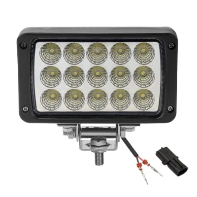 Immagine di Hooma faretti led 12v trattore luci da lavoro 45W Compatibile Con John Deere 9100 9200 9300 9400 9300T 9400T 330B 335 335C 430B 435 435C (6000K Fascio Bianco 3600 Lumen)