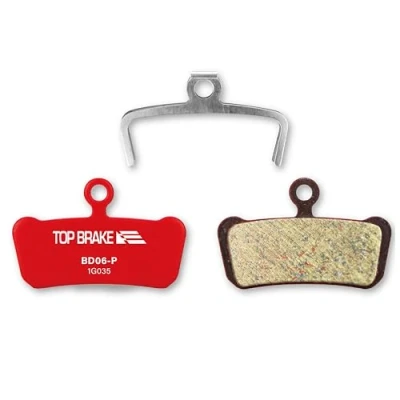 Immagine di Top Brake pastiglie freni a disco per AVID Elixar 7 Trail/Elixir 9 Trail/XO Trail SRAM G2,Guide R/RS/RSC Ultimate (Performance Rosso)