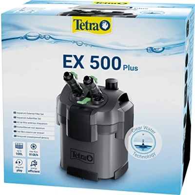 Immagine di Tetra EX 500 Plus Set filtro esterno completo, fino a 100 litri, silenzioso e risparmio energetico