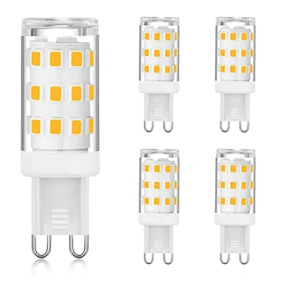 Immagine di Lampadine LED G9 Nessuno sfarfallio 3W Equivalente A 20W 25W 28W 33W Alogene, Bianco Caldo 3000K, Non Dimmerabile, Risparmio Energetico G9, CRI&gt;85, AC 220 240V, Confezione da 5