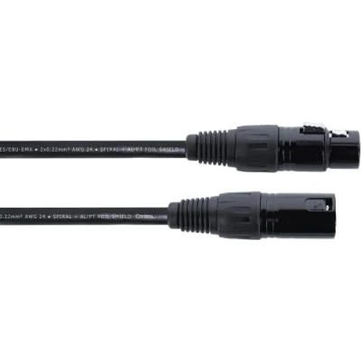 Immagine di Cavo DMX XLR a 3 punti, 10 m