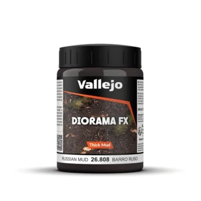 Immagine di Vallejo Game Effects Vernice Effetto di Fango Russo, 200 ml, Marrone (Russian Thick Mud)