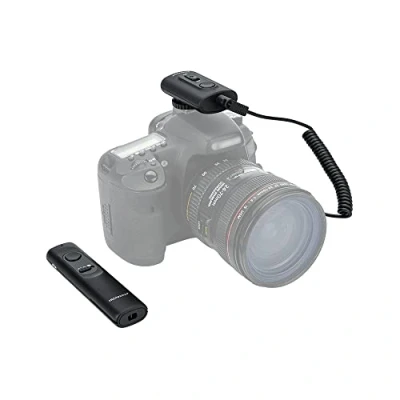 Immagine di PROfezzion 165ft di Scatto con Telecomando Wireless per Canon EOS R1 R5 Mark II 5D IV III 6D 7D 5Ds R 1Dx 1Ds 50D 40D 30D 20D Camera e Altro