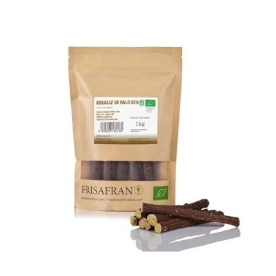 Immagine di FRISAFRAN liquirizia in bastoncini BIO BASTONI SECCHI, DISIDRATATI Radici di Direttamente dal produttore 1kg Puro
