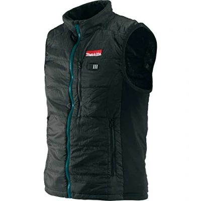 Immagine di Makita DCV202Z2XL Gilet termico da 14,4 V a 18 V, senza batteria, XL, colore: Nero