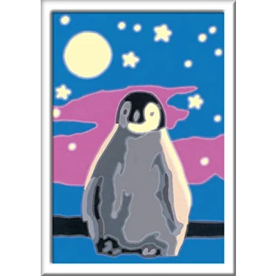 Immagine di Ravensburger Kleiner Pinguin Animali Malen Nach Zahlen 28775 Dipingere con i Numeri, Motivo: Piccolo, Bambini dai 7 Anni in su, Colore Bianco, s,