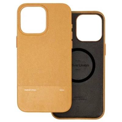 Immagine di Native Union (Re Classic Case 3.0 Compatibile con MagSafe e magneti integrati Materiali Resistenti Riciclati Ultra Resistente Protezione Anticaduta da 1,8 m per iPhone 16 Pro Max(Kraft)