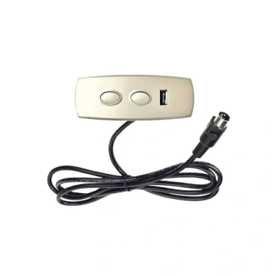 Immagine di Huachuang Controller reclinabile per sedia elettrica 2 pulsanti Controllo 1 motore (con caricatore USB 5V 2A, ingresso DC29V) Installazione semplice
