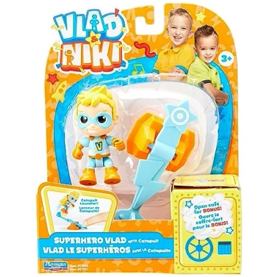 Immagine di BANDAI Vlad &amp; Niki Play Action Figure Supereroe articolata con accessori, multicolore, P57551