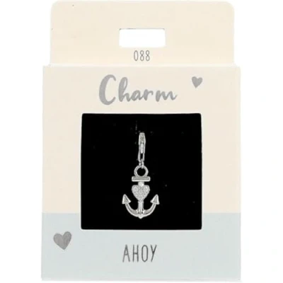 Immagine di Depesche 11785 088 Charms Express Yourself Ciondolo per collane e bracciali, Ancora, Placcato Argento, Come Piccolo Regalo, Multicolore