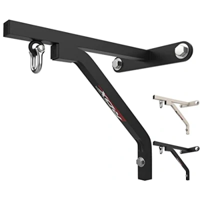 Immagine di RDX Supporto di fissaggio per sacco da boxe/MMA, attacco a parete/soffitto con gancio sospensione, argento