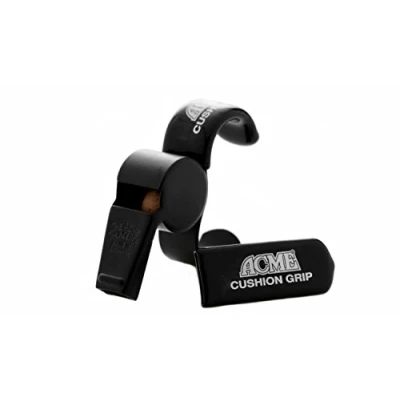 Immagine di acme Thunderer Finger Grip Official Referee Whistle F58.5 Matt Black Finish