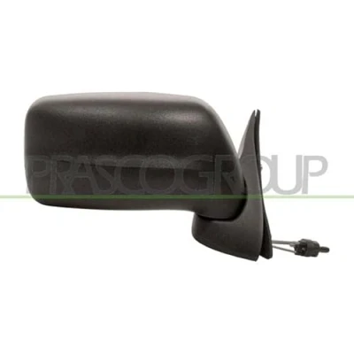 Immagine di Specchietto retrovisore esterno Prasco AB0207113 Dx nero manuale regolabile dall&#039;interno, Regolazione:comando cavo flessibile, convesso