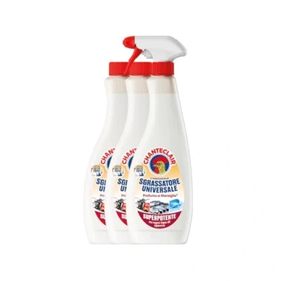 Immagine di Chanteclair Sgrassatore Universale, Superpotente, Profumo di Marsiglia, Formula Originale 1 Spray + 2 Ricariche da 700 ml