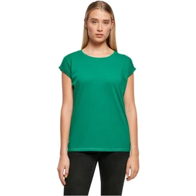 Immagine di Build Your Brand By021 ladies Extended Shoulder Tee, Maglietta Donna, Verde Foresta, L