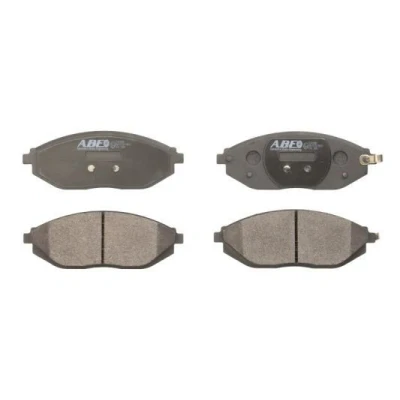 Immagine di ABE C10024ABE Kit pastiglie freno Assale anteriore con segnalatore acustico usura CHEVROLET: Spark