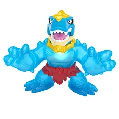 Immagine di Heroes of Goo Jit Zu Supagoo Dino. Huge 8 Inch Scale. Includes Chomp Attack Jaws, Lights And Sounds. Perfect Christmas/Birthday Present For 4 To Year Olds. Squishy, Stretchy Tactile Play.