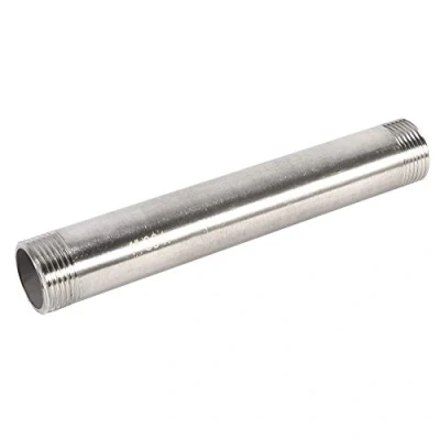 Immagine di VOBOR raccordi per tubi in acciaio inossidabile filettati SS304 200mm BSP 1/4 &quot;1/2&quot; 3/4 &quot;1&quot; maschio X (1 pezzo)