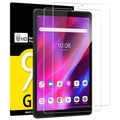 Immagine di NEW&#039;C 2 Pezzi, Pellicola Prottetiva per Lenovo Tab M8 (3a gen)/ HD/Tab HD LTE/Smart (8 Pollici), Vetro Temperato, Durezza 9H, 0,33mm Ultra Trasparente, Resistente