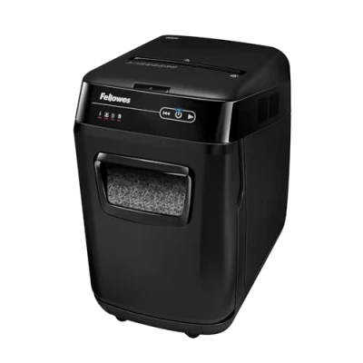 Immagine di Fellowes Distruggi Documenti Automatico AutoMax 200M, a Microframmento, 200 Fogli, per Uso Casa o in Ufficio