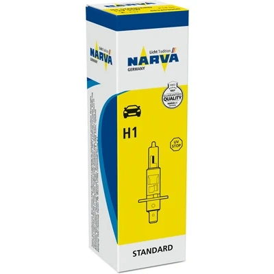 Immagine di NARVA 483203000 Lampadina, faro di profondità H1 12V 55W Alogeno FIAT: Panda II Hatchback, 500 Punto FORD: FIESTA 6