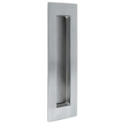 Immagine di Amig Maniglia da immersione speciale porte scorrevoli mod.13 Dimensioni: 150 x 50 mm Alta resistenza Acciaio inossidabile 18/8 Finitura argento opaco