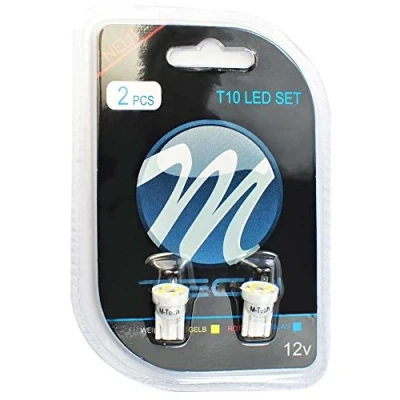 Immagine di M Tech LB017W Blister 2x LED W5W 4xSMD3528 12V, Bianco