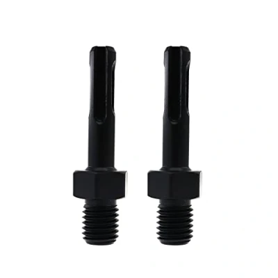 Immagine di SHDIATOOL 2 adattatori M14 filettatura maschio a SDS Plus convertitore di collegamento per punte carotaggio montati su martello perforatore o trapano elettrico