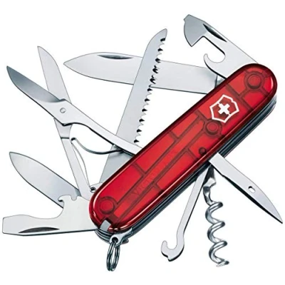 Immagine di Victorinox, Huntsman, Coltellino Svizzero, Originale, Multiuso, Campeggio, 15 Funzioni, Lama, grande, Cavatappi