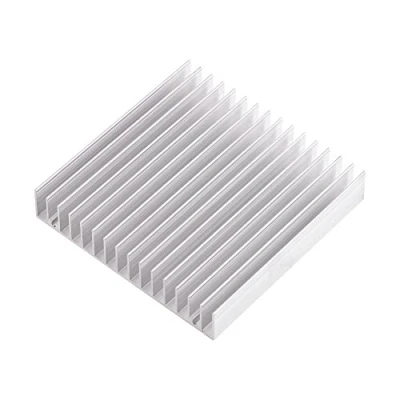 Immagine di Dissipatore di calore in alluminio ad alta potenza, 16 alette, 100 x 18 mm, per transistor a semiconduttori, PCB (circuito stampato), LED