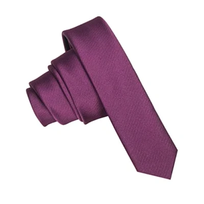 Immagine di JEMYGINS Cravatta Uomo Viola in Seta Multicolore Extra Fini 4CM