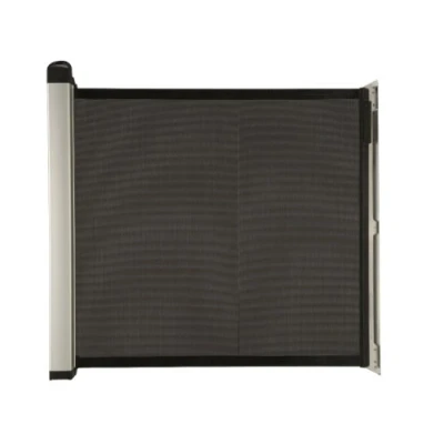 Immagine di Lascal KiddyGuard Avant, Rete scale e porte, protettiva per bambini estraibile da contenitore in alluminio, anticaduta fino a 120cm di larghezza, nero