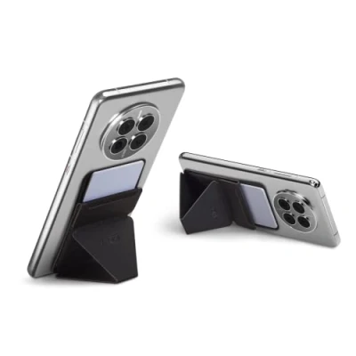 Immagine di MOFT Reusable Adhesive 4 in 1 Cell Phone Grip, Stand, Card Holder, Adjustable Viewing Angles, Thin Design with Grip to be Held for All iPhone Android Smartphones, Not Magnetic Version